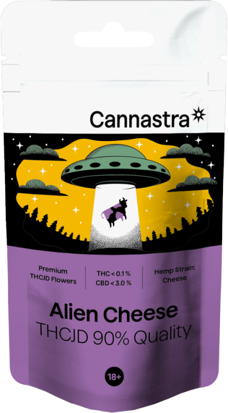 Cannastra THCJD Flower Alien Cheese, THCJD 90% quality, 1g - 100 g