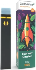 Cannastra CBD Disposable Vape Pen Starleaf Cluster, CBD 95 %, 1 ml