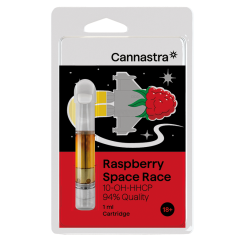 Cannastra 10-OH-HHCP Cartucho Raspberry Space Race, 10-OH-HHCP 94% calidad, 1 ml