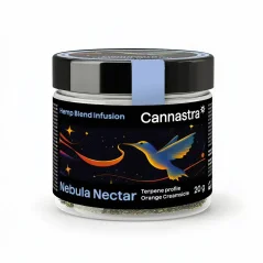 Cannastra Kaņepju maisījums - Nebula Nectar maltie ziedi, apelsīnu krēmsicle (20 g)