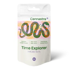 Cannastra H4CBD Blomst Time Explorer Durban Poison 60%, 1 g - 100 g