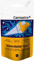 "Cannastra" THCPO gėlė "Interstellar Ice", THCPO 90 % kokybės, 1 g - 100 g
