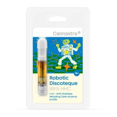 Cannastra HHC kārtridžs robotizētai diskotēkai, 99%, 1 ml