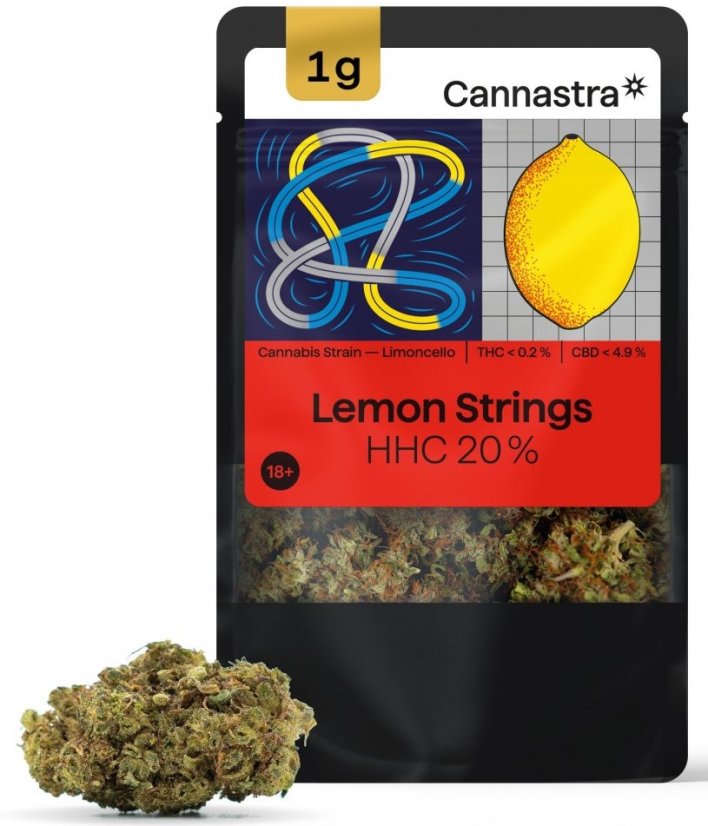 Cannastra HHC Flower Lemon String 20%, 1 - 100 g