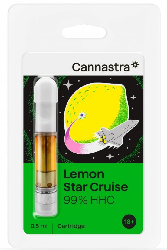 Cannastra HHC Cartuș Lemon Star Cruise, 99%, 0,5 ml