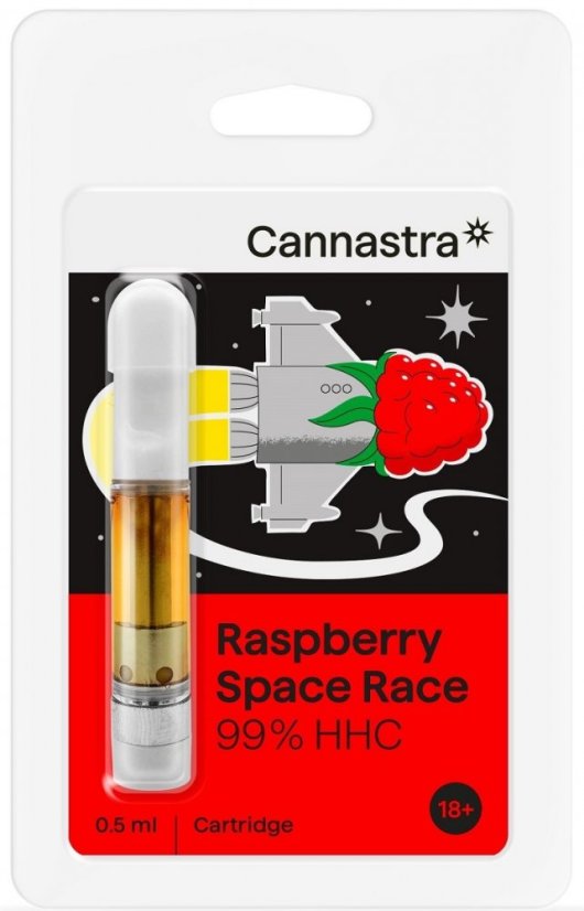 Cannastra HHC patron Málna Space Race, 99%, 0,5 ml