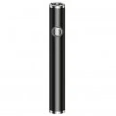 Batteri til CBD-patron, 380 mAh, 510 gevind, USB-oplader, Sort