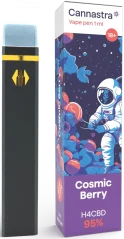 Cannastra H4CBD Vape Penna för engångsbruk Cosmic Berry, H4CBD 95 %, 1 ml