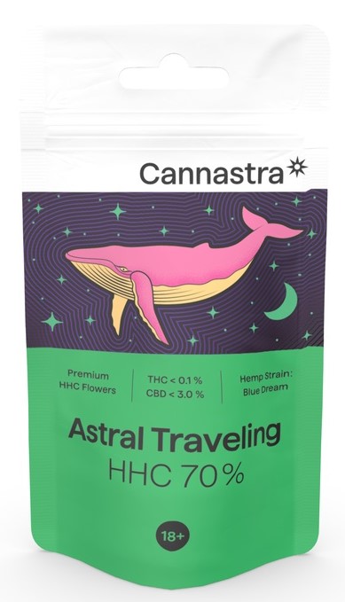 Cannastra HHC Ziedu astrālā ceļošana 70%, 1 g - 100 g