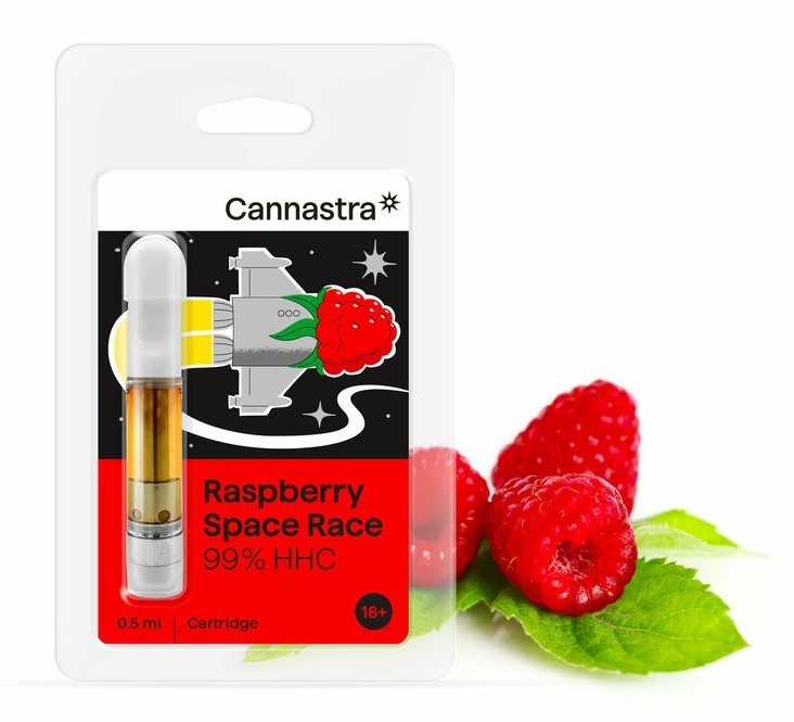 Cannastra HHC патрон Raspberry Space Race, 99%, 0,5 ml