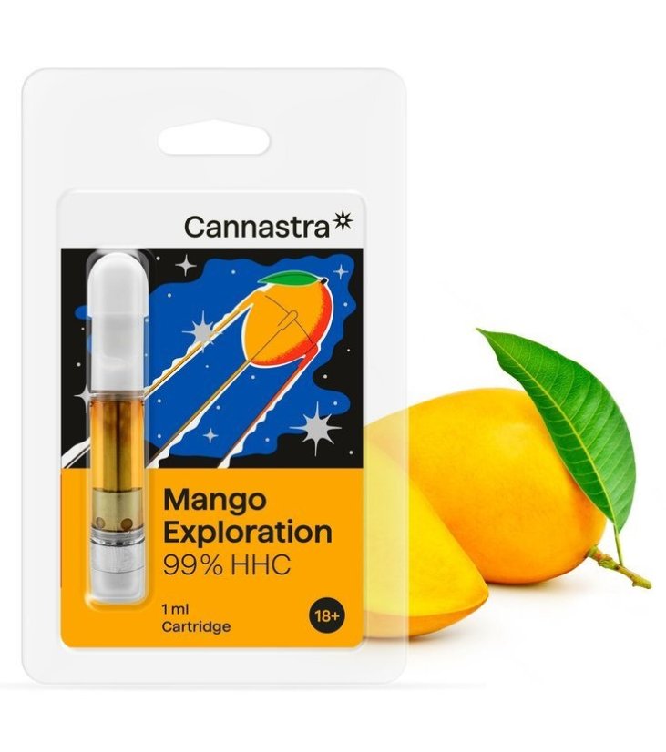 Cannastra HHC kārtridžs Mango izpēte, 99%, 1 ml