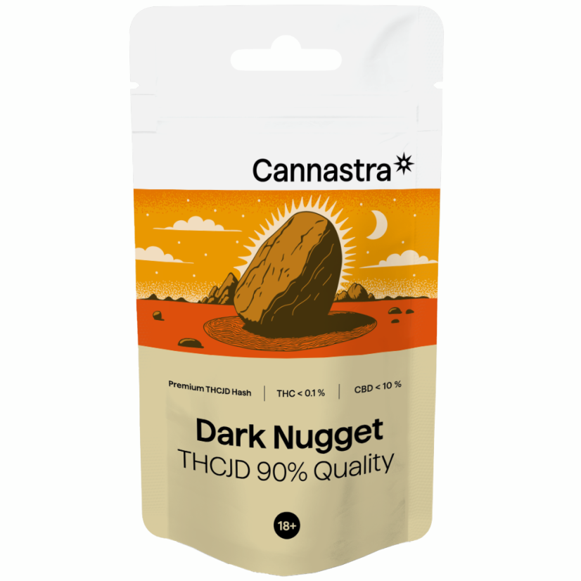 Cannastra THCJD Hash Dark Nugget, THCJD 90% ποιότητας, 1g - 100g