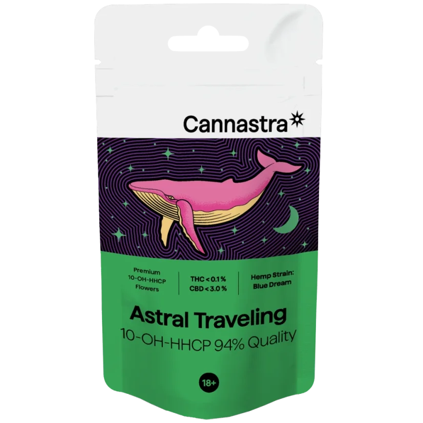 Cannastra 10-OH-HHCP Flower Astral Traveling 94 % quality, 1 g - 100 g
