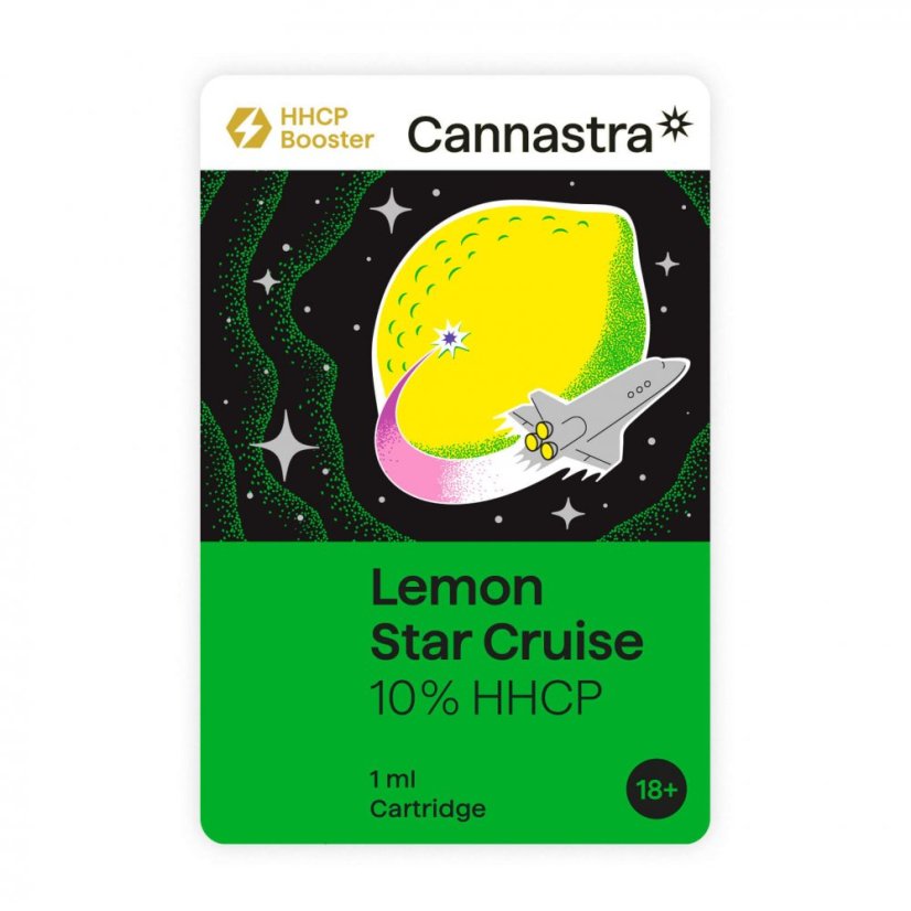 "Cannastra" HHCP kasetė "Lemon Star Cruise", 10%, 1 ml