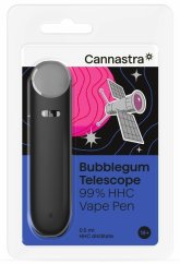 Cannastra HHC Vape Pen Bubblegum Teleskop, 99% HHC, 0,5 ml