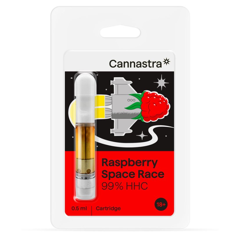 Cannastra HHC-Kartusche Himbeere Space Race, 99%, 1 ml