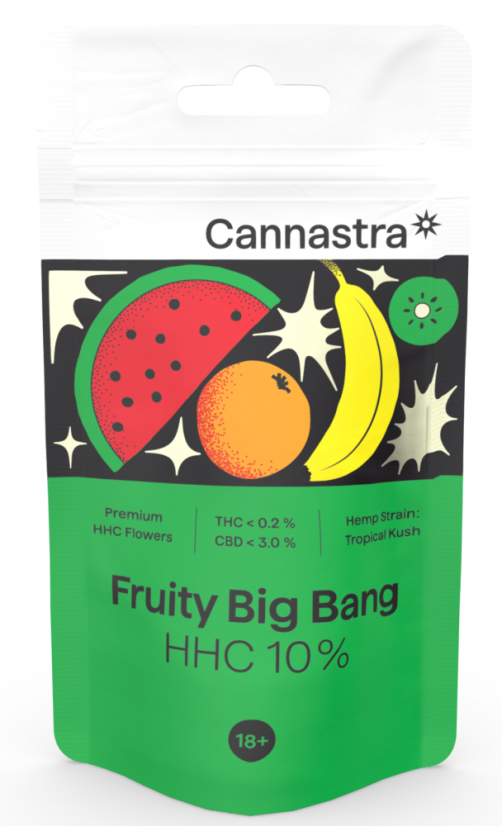 Cannastra HHC Flower Fruit Big Bang 10%, 1 - 100 g