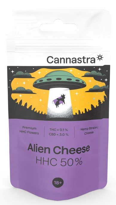 Cannastra HHC Flor de Queso Alien 50%, 1 g - 100 g