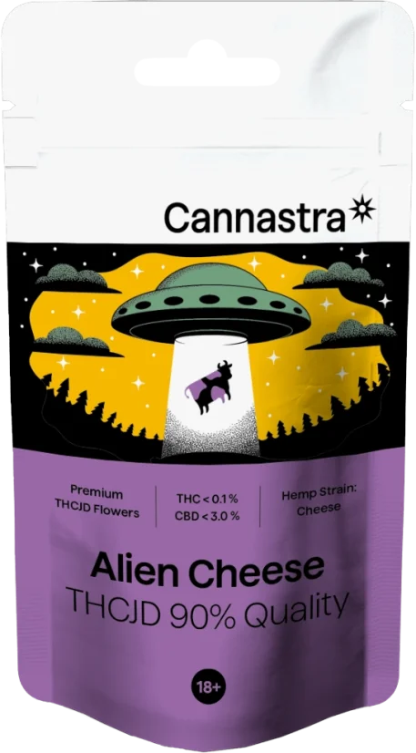 Cannastra THCJD Flower Alien Cheese, THCJD 90% quality, 1g - 100 g