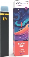 Cannastra CBG9 Disposable Vape Pen Stellar Surf, CBG9 85% quality, 1 ml