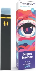 Cannastra Caneta Vape Descartável THCV Eclipse Essence, THCV 96% qualidade, 1 ml