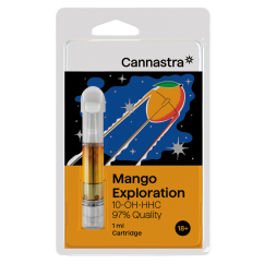 Cannastra 10-OH-HHC Cartucho Exploración Mango, 10-OH-HHC 97% calidad, 1 ml