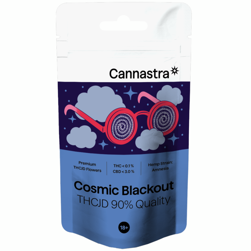 Cannastra THCJD Flower Cosmic Blackout, THCJD 90% quality, 1g - 100 g