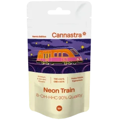 Cannastra 8-OH-HHC Flower Neon Train 90 % quality, 1 g - 100 g