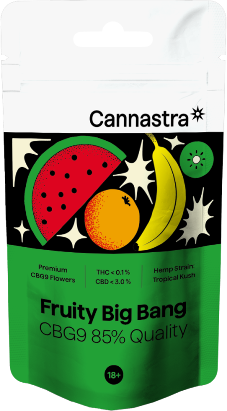 Cannastra CBG9 Flower Fruity Big Bang, CBG9 85% Qualität, 1g - 100g