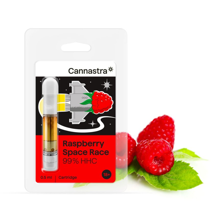 Cannastra HHC Cartuș Raspberry Space Race, 99%, 1 ml