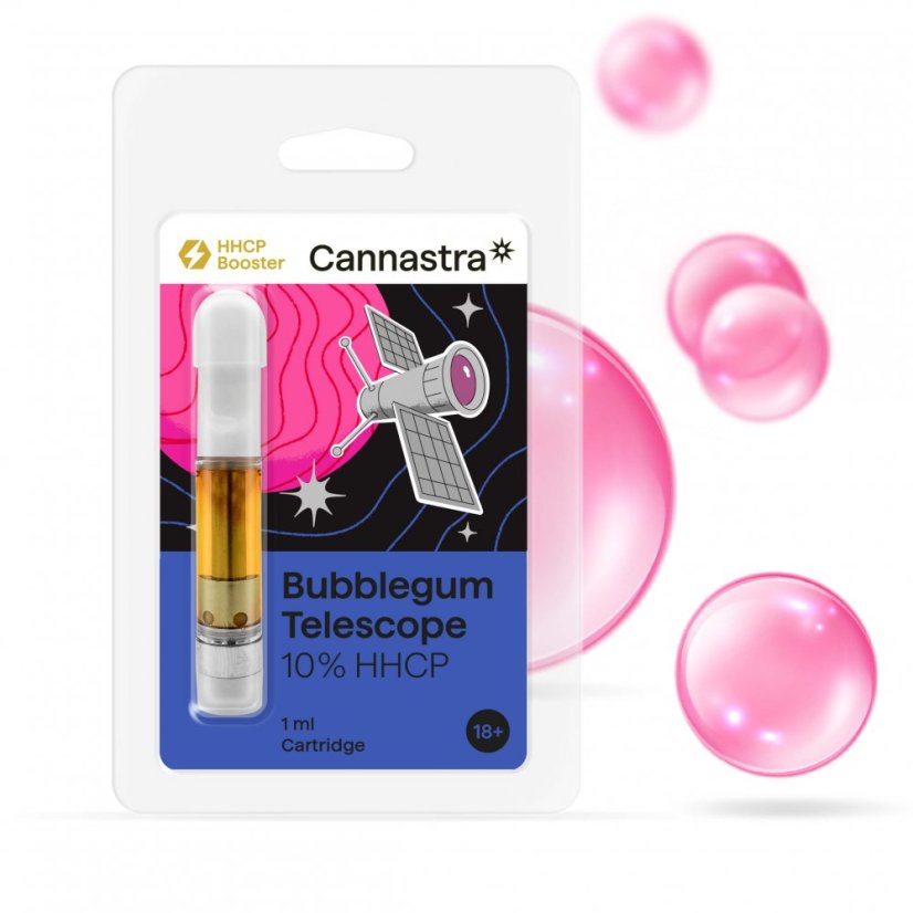 Cannastra HHCP Cartouche Bubblegum Telescope, 10%, 1 ml