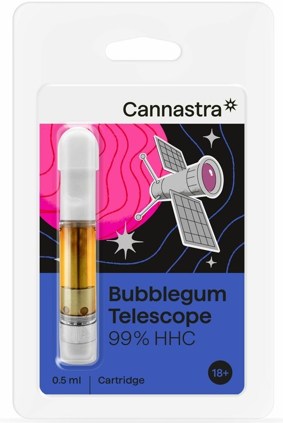 Cannastra HHC-kassett Bubblegum Telescope, 99%, 0,5 ml