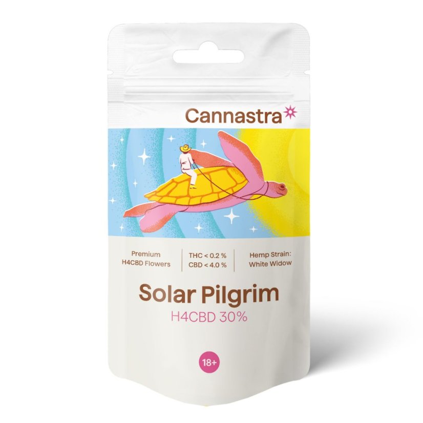 Cannastra H4CBD Kvet Solar Pilgrim Biela vdova 30%, 1 g - 100 g