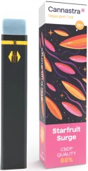 Cannastra CBDP Disposable Vape Pen Starfruit Surge, CBDP 88 % quality, 1 ml