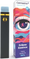 Cannastra THCV Vape Pen Eclipse Essence za enkratno uporabo, kakovost THCV 96 %, 1 ml