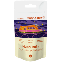 Cannastra 8-OH-HHC Virág Neon Train 90 % minőség, 1 g - 100 g