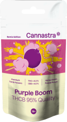 Cannastra THCB Kukka Purple Boom, THCB 95% laatu, 1g - 100 g - 100 g