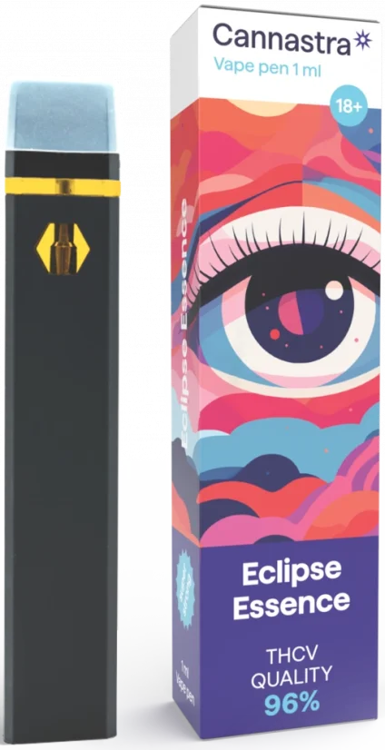 Cannastra THCV Disposable Vape Pen Eclipse Essence, THCV 96 % quality, 1 ml