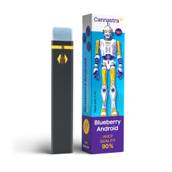 Cannastra HHCP Vape Pen Blueberry Android, HHCP 90% kwaliteit, 1 ml