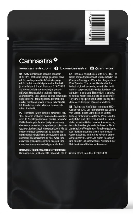 Cannastra HHC Virággyümölcs Big Bang 10%, 1 - 100 g