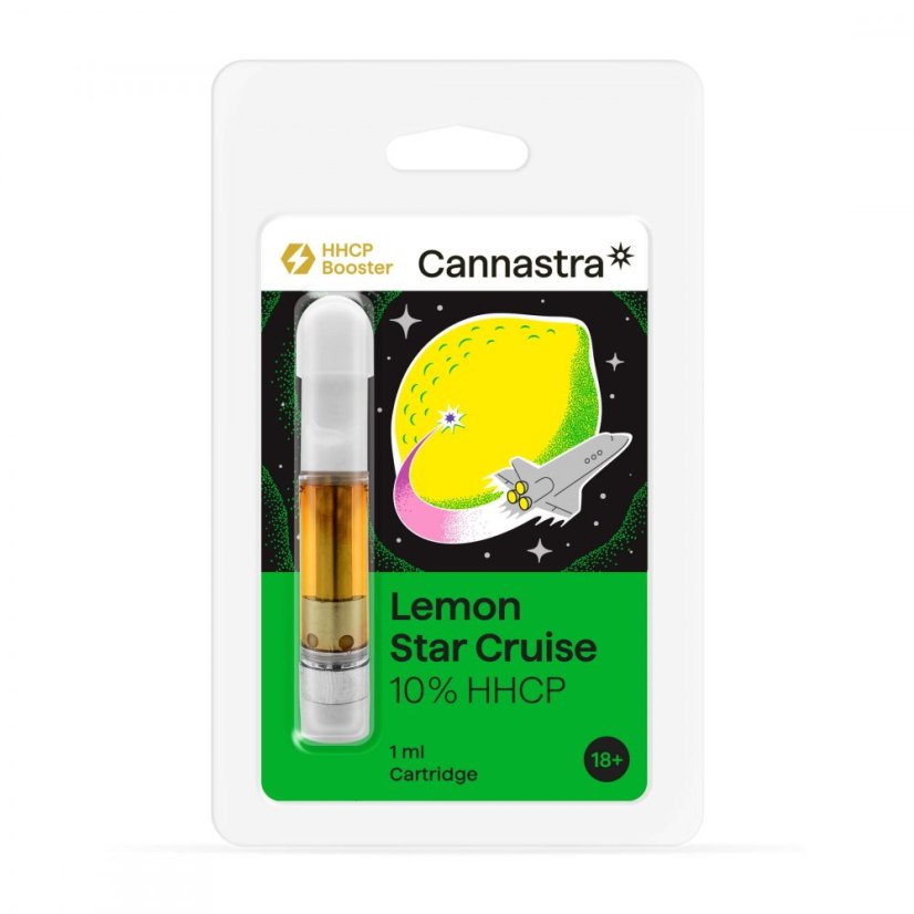 "Cannastra" HHCP kasetė "Lemon Star Cruise", 10%, 1 ml