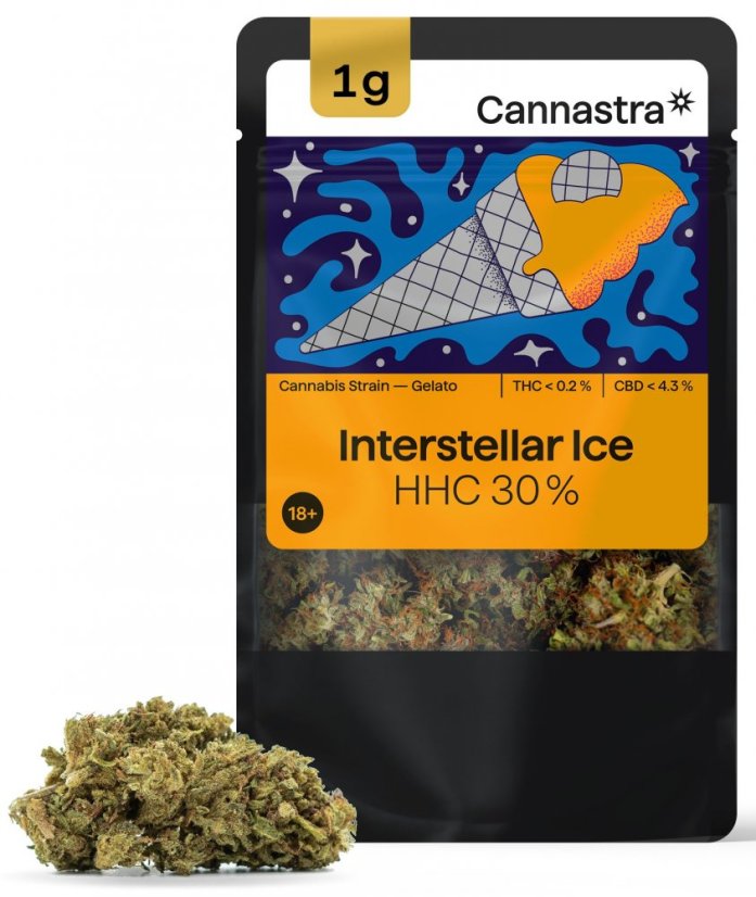 Cannastra HHC Цвете Междузвезден лед 30%, 1 - 100 g