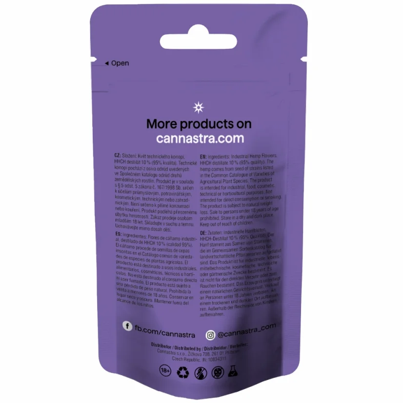 Cannastra HHCH Flower Robot Dreams, HHCH 95% quality, 1g - 100 g