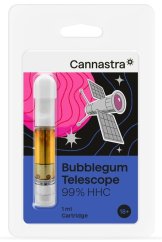 Cannastra HHC Cartucho Bubblegum Telescope, 99%, 1 ml