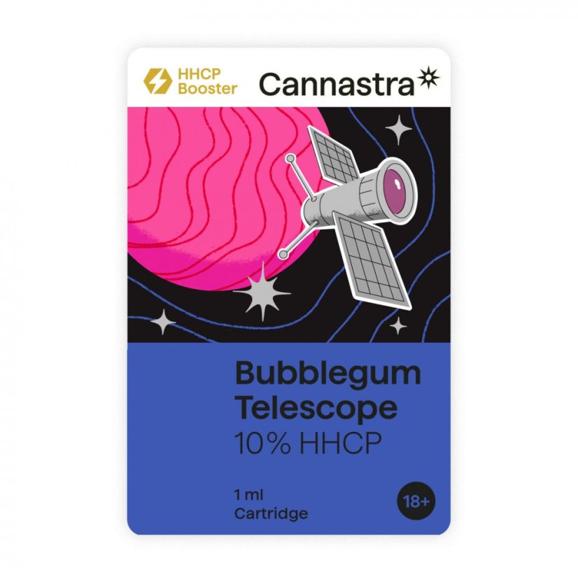 Cannastra HHCP-patroon Bubblegum Telescoop, 10%, 1 ml