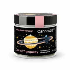 Cannastra Kaņepju maisījums - Cosmic Tranquility malti ziedi kāzu tortei (20 g)