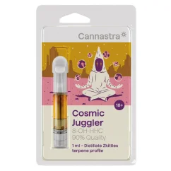 Cannastra 8-OH-HHC Cartuccia Cosmic Jugler (Zkittles), 8-OH-HHC 90% qualità, 1 ml