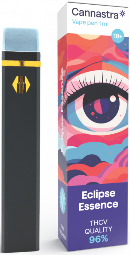 Cannastra THCV Einweg-Vape Pen Eclipse Essence, THCV 96 % Qualität, 1 ml