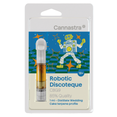 Cannastra CBG9 Cartucho Discoteque Robótico (Bolo de Casamento), qualidade CBG9 85%, 1 ml