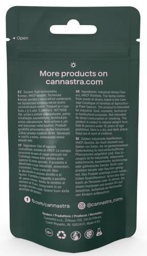 Cannastra HHCP Flower Gamma Ray Purple Haze - HHCP 15%, 1 g - 100 g